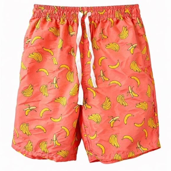 Amazon Other - 🍌 Banana Print Swim Shorts 🩳 NWOT